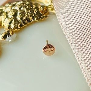 BVLA Hammered Disc Rose Gold 3mm